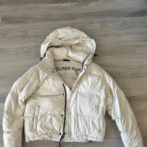 TNA Super Puff Cream Jacket